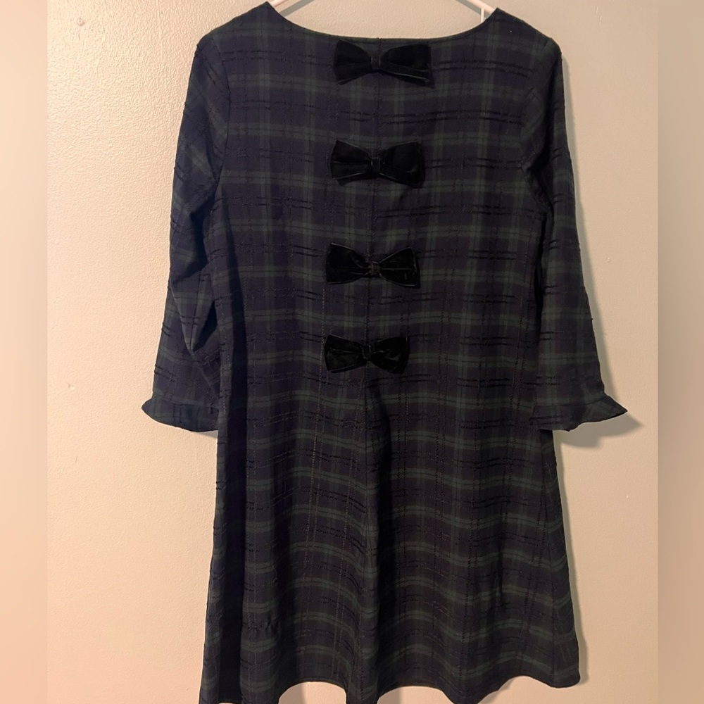 Crown and Ivy Holiday Bow Back Dress